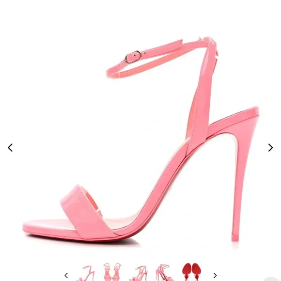 Christian Louboutin Patent Loubigirl 100 Sandals size 38 - Picture 9 of 10
